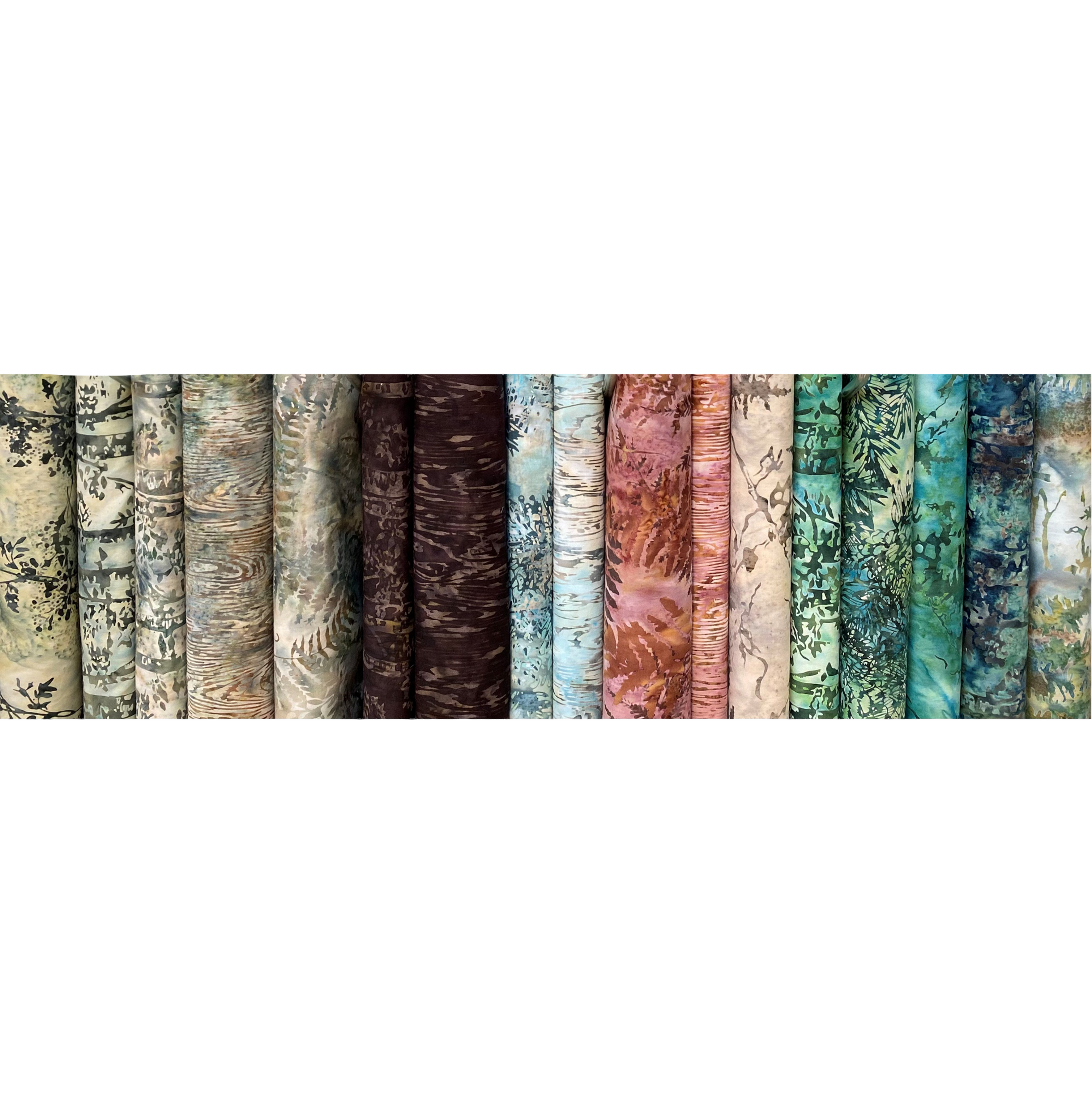 Large Trees Fat Quarter Bundle (17)