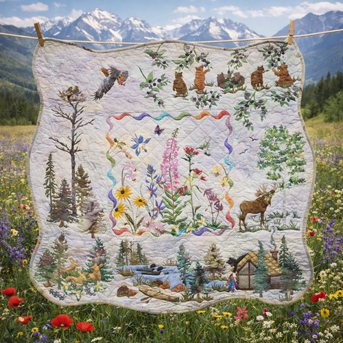 Spring is in the Air Full Quilt Traditional Fabric Kit | Pine Needles