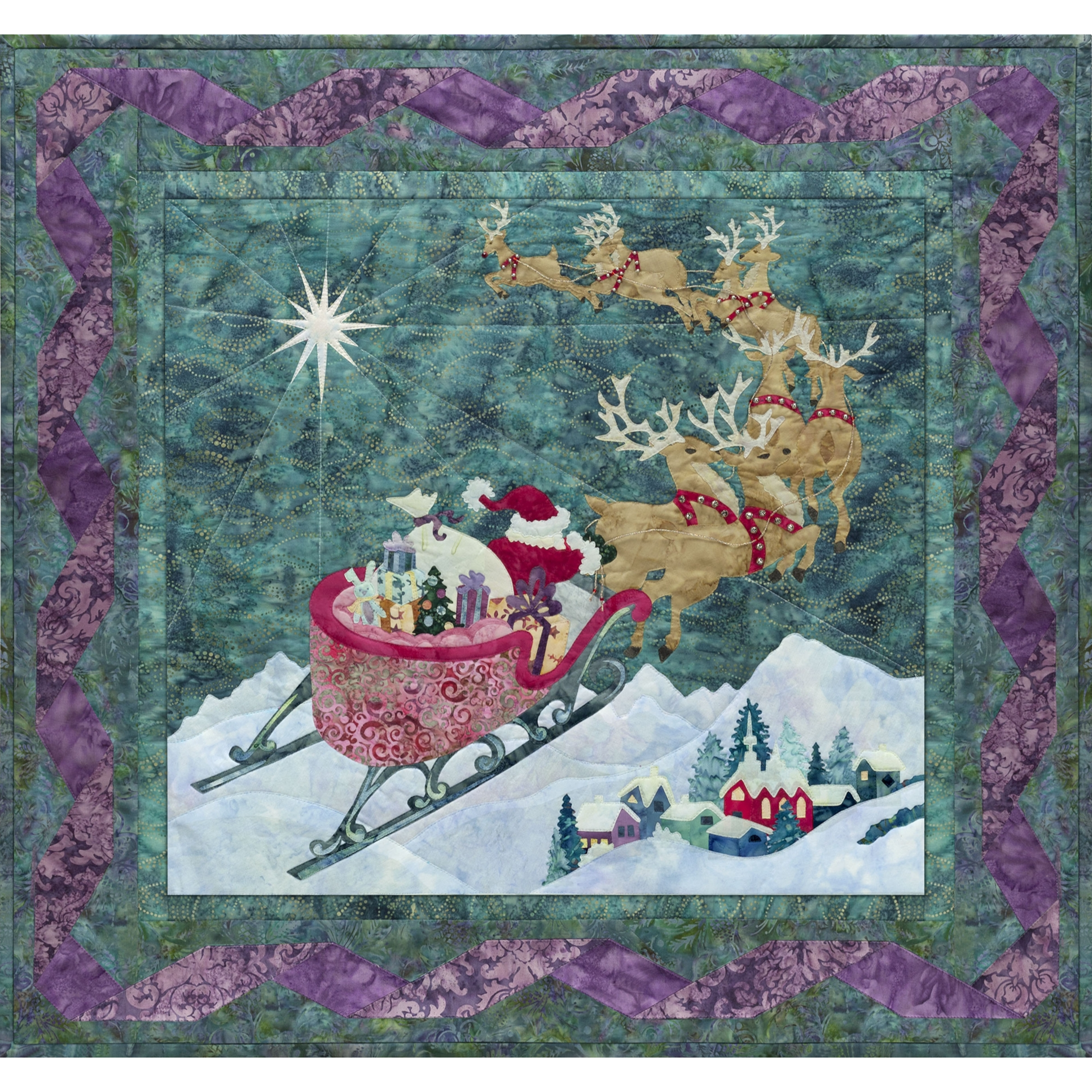 To All A Good Night Applique Pattern