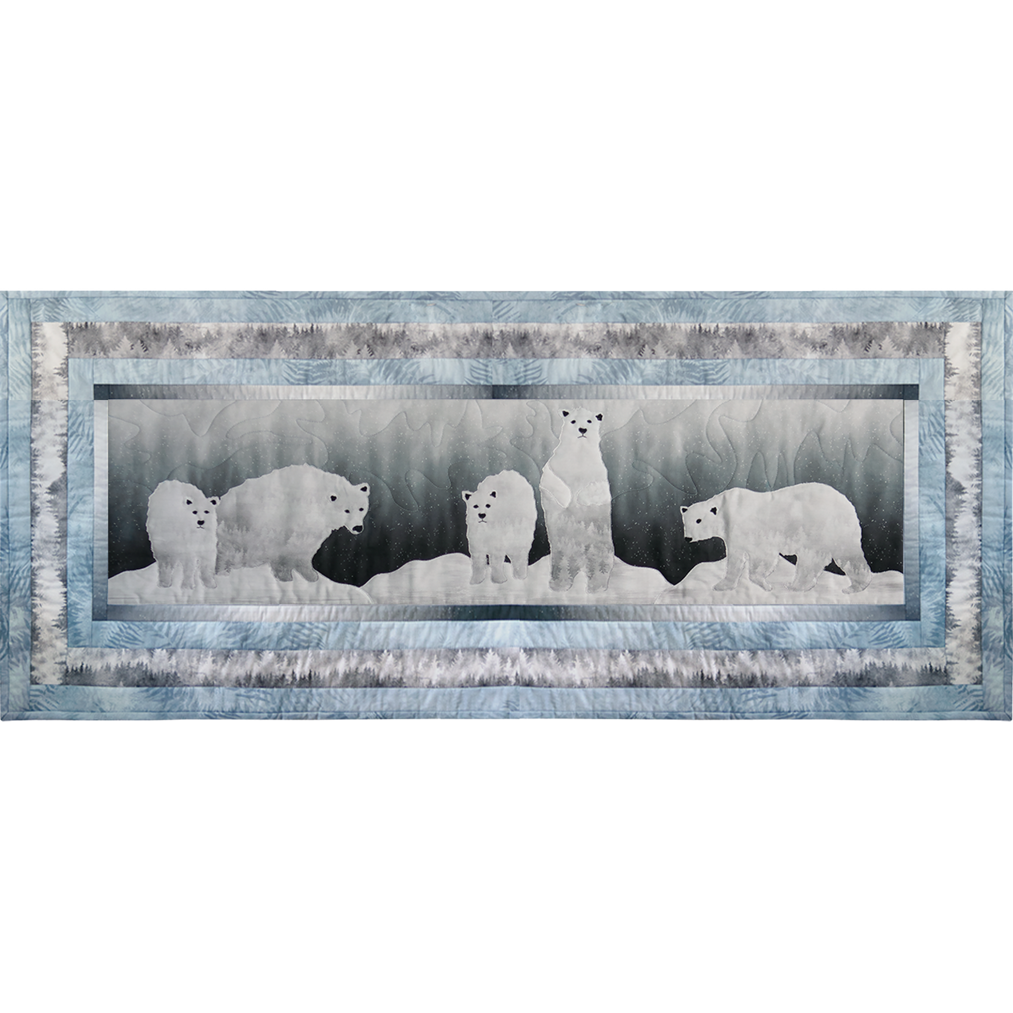 Arctic Circle - Polar Bears Applique Pattern