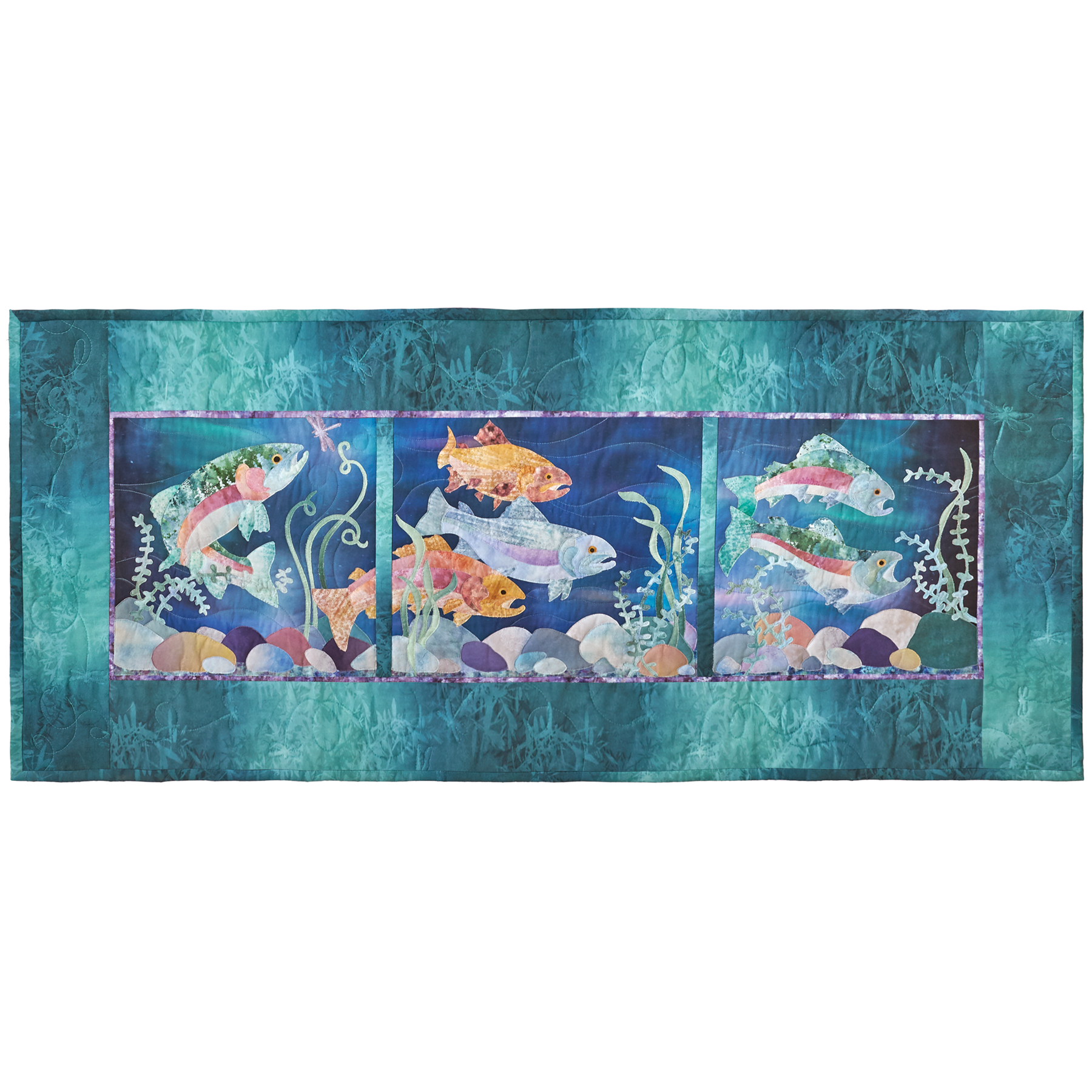 Fish Applique Patterns - 3 Block Set