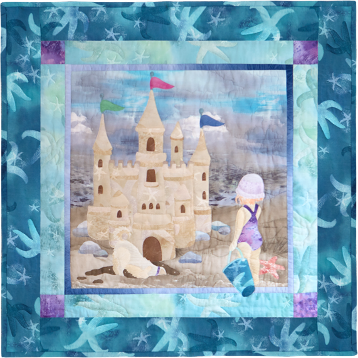 Diggin' the Moat Applique Pattern