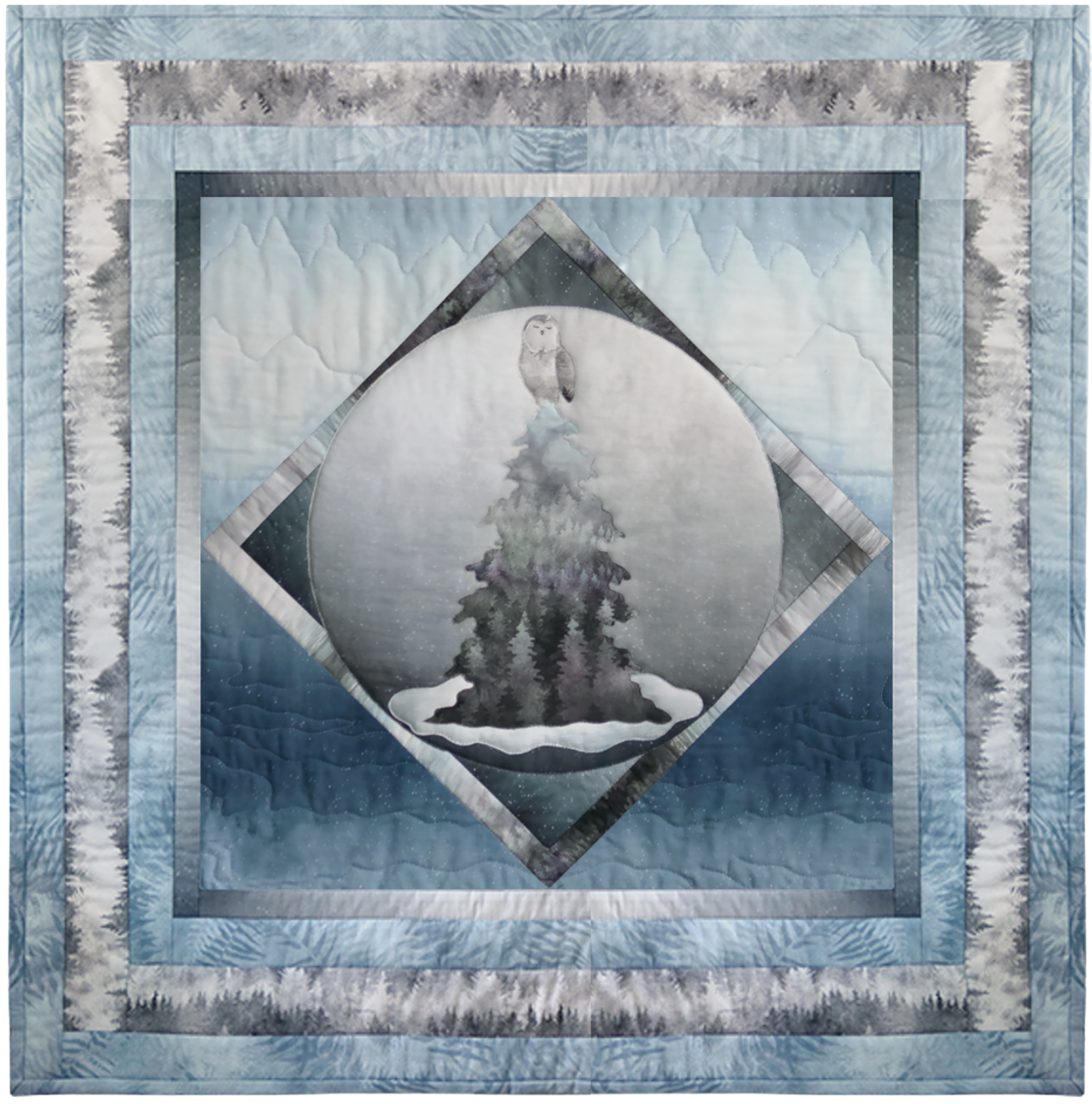 Arctic Circle - Tree/Owl Applique Pattern