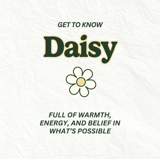 Get to know Daisy - the cheerleader