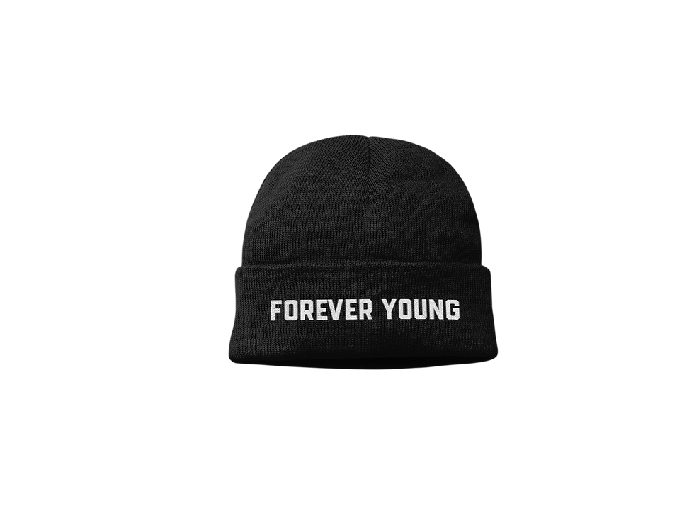 Tyketto Beanie Back Print Forever Young