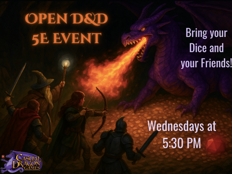 Open D&D 5E Event at CDG - Lockport