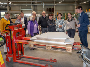 Gemeinderat Leutkirch besucht Firma BUHMANN