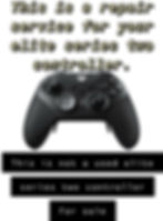 xbox Elite controller 1&2 repair service - 1 day turn around - LIFETIME WARRANTY