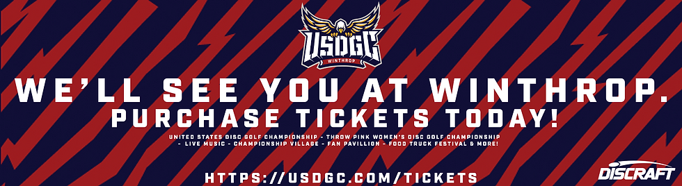 Discraft is Headed to Winthrop | Release Information for 2026 USDGC x TPWDGC