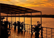 Irrawaddy river cruise Burma between two ancient capitals