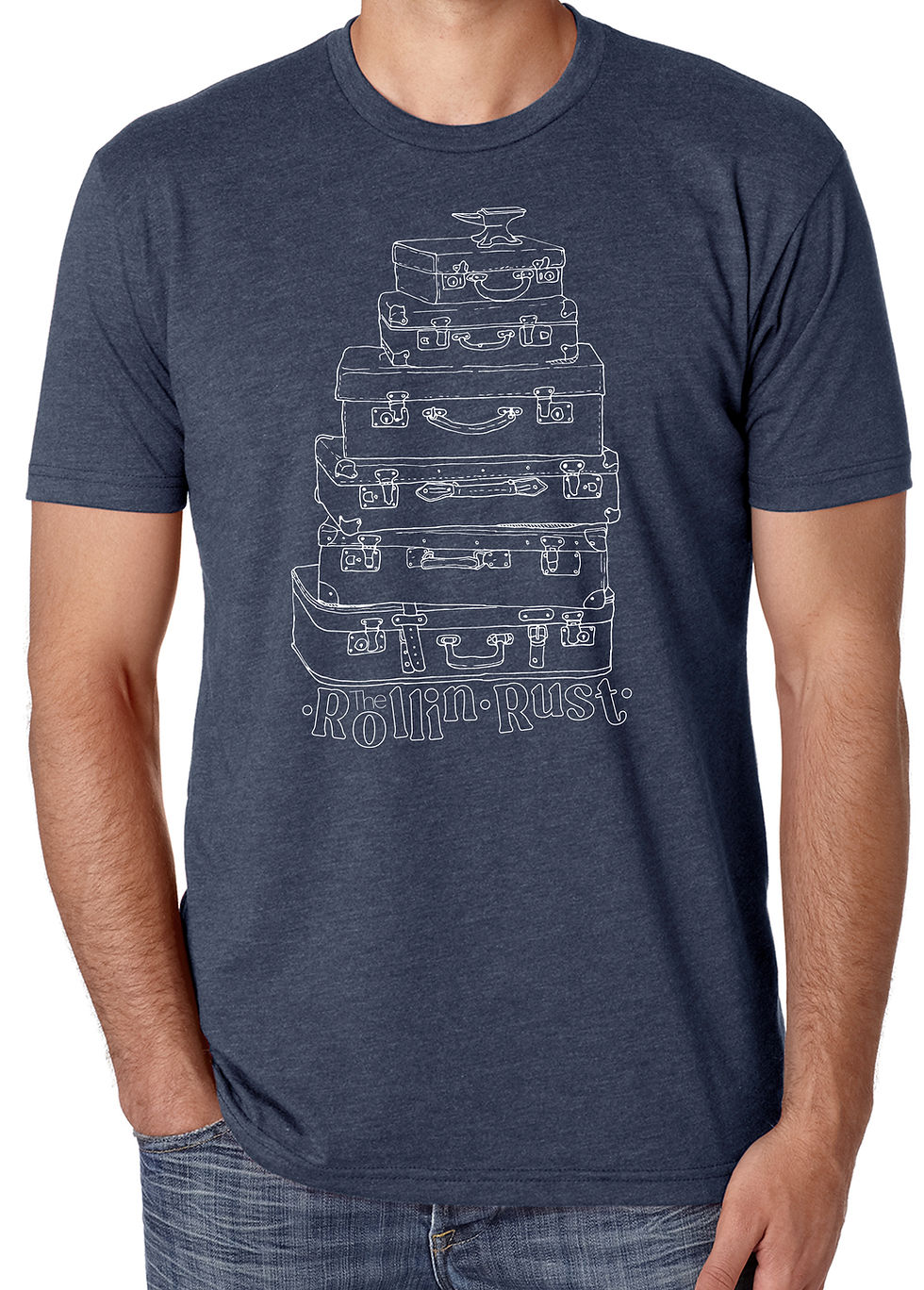 Thumbnail: Rollin Rust Tee  - 50/50 Blend Unisex