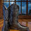 Thumbnail: Vaquero Custom Pre-Ban Black Sea Turtle Size 9-D Almost NEW 1116-35000