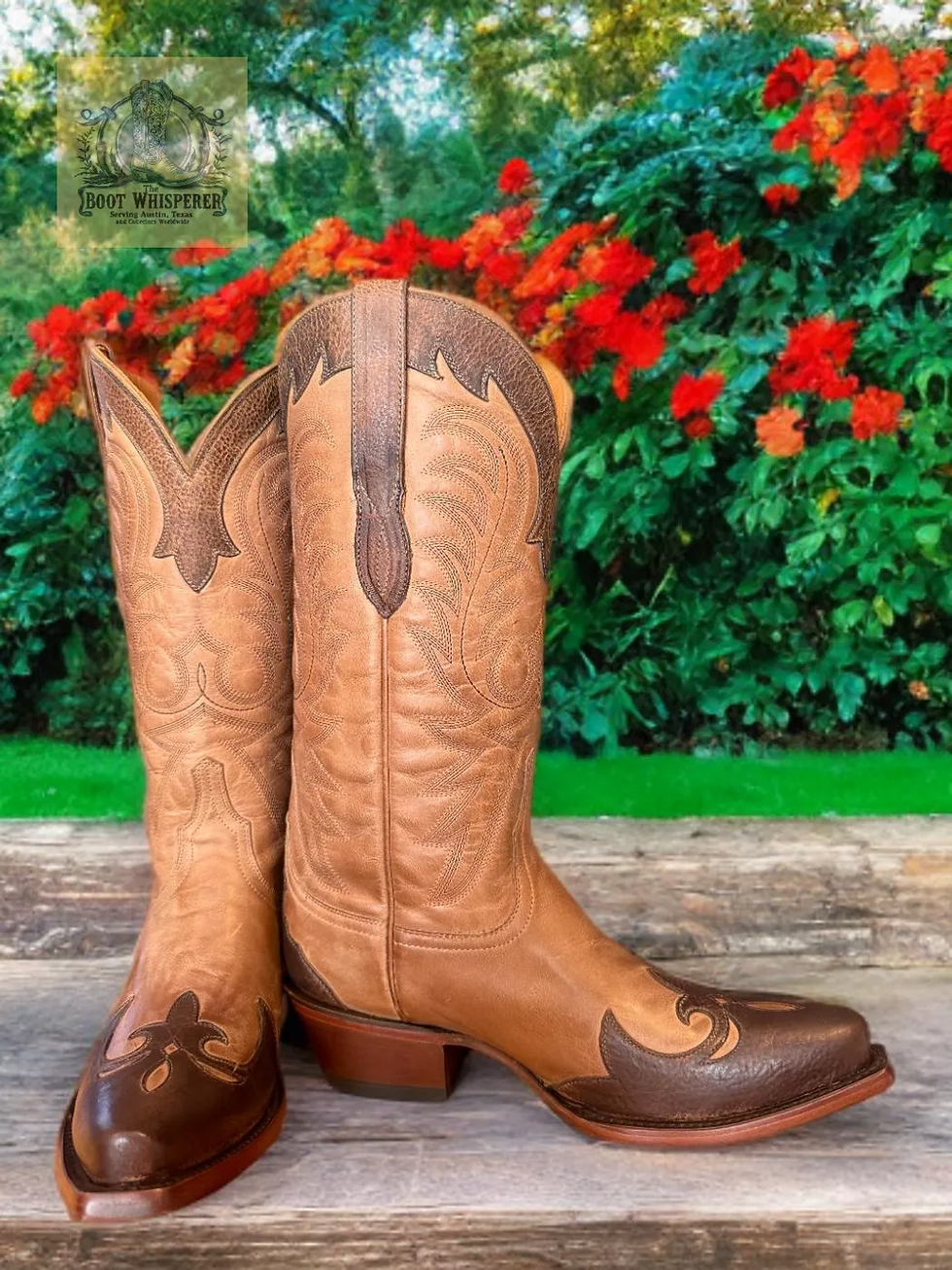 Thumbnail: Lucchese Bootmaker M5100 Bernadette Snip Toe Size 7-B Immaculate! 1088-20109