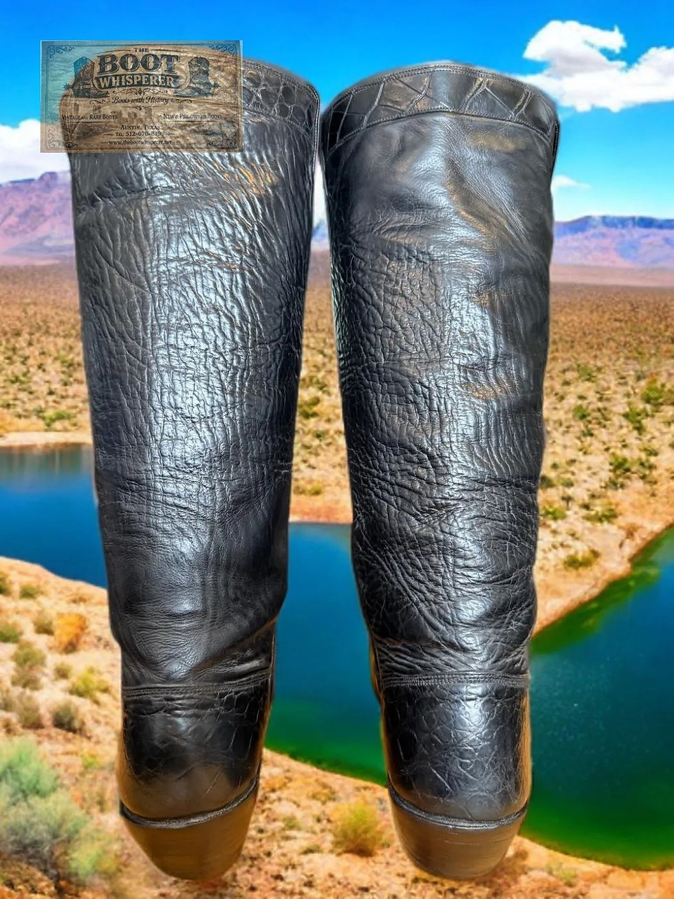 Thumbnail: M.L. Leddy Custom Ladies American Alligator Bias Cut Size 10-M 1191-26292