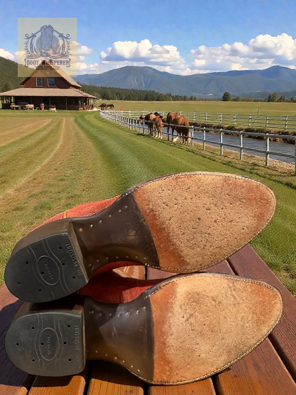 Thumbnail: Cowtown Vintage 1990 W840 Chestnut Tegu Lizard 12-D FANTASTIC! 1080-11390