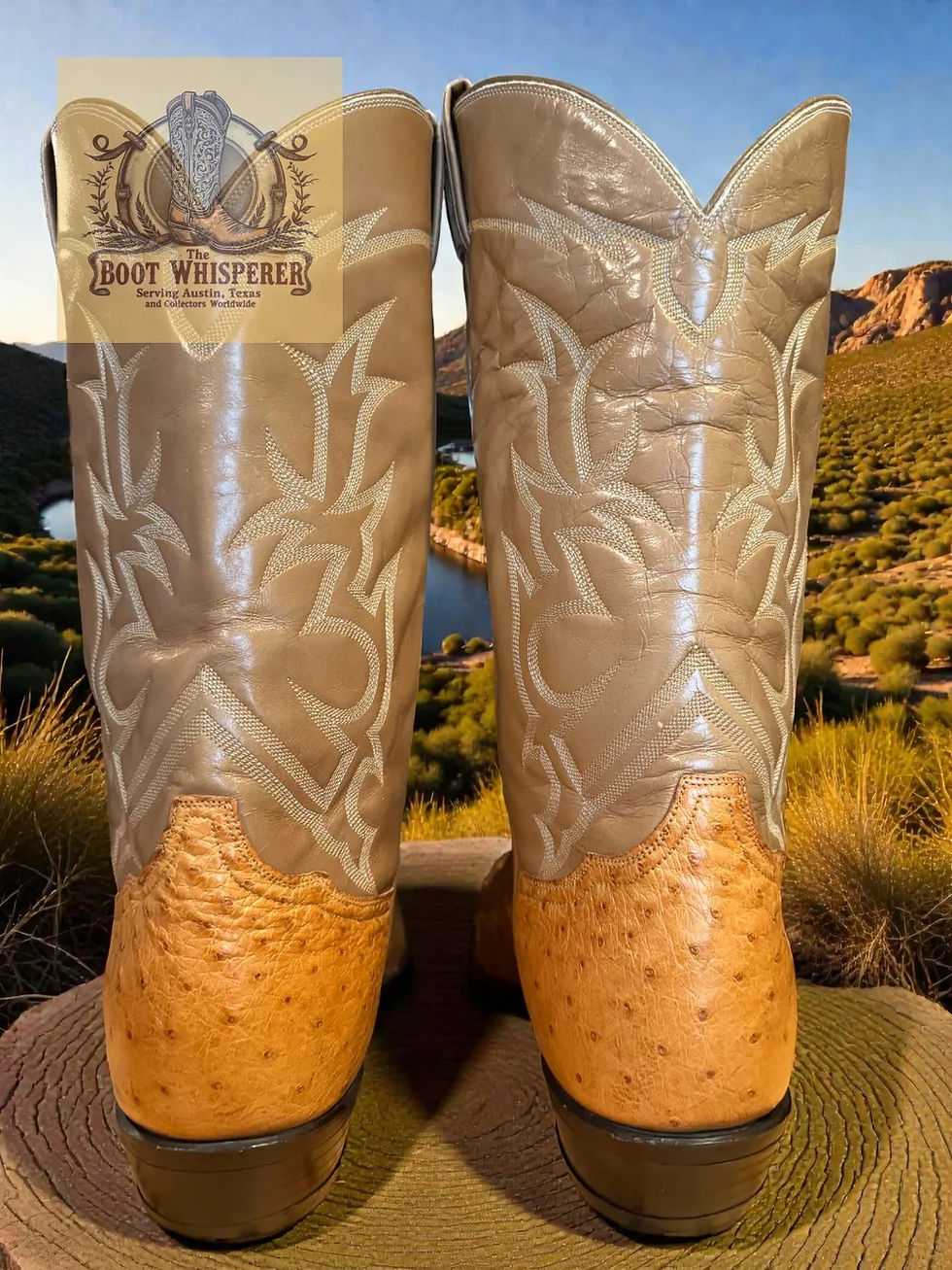 Thumbnail: Tony Lama El Rey Collection 8085 Pumpkin Sz 14-B 13-D 1065-18910