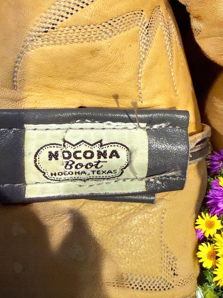 Thumbnail: NOCONA Boots VINTAGE Gun Metal Gray WHITE LABEL 8817C Size 12.5-D 750-6233