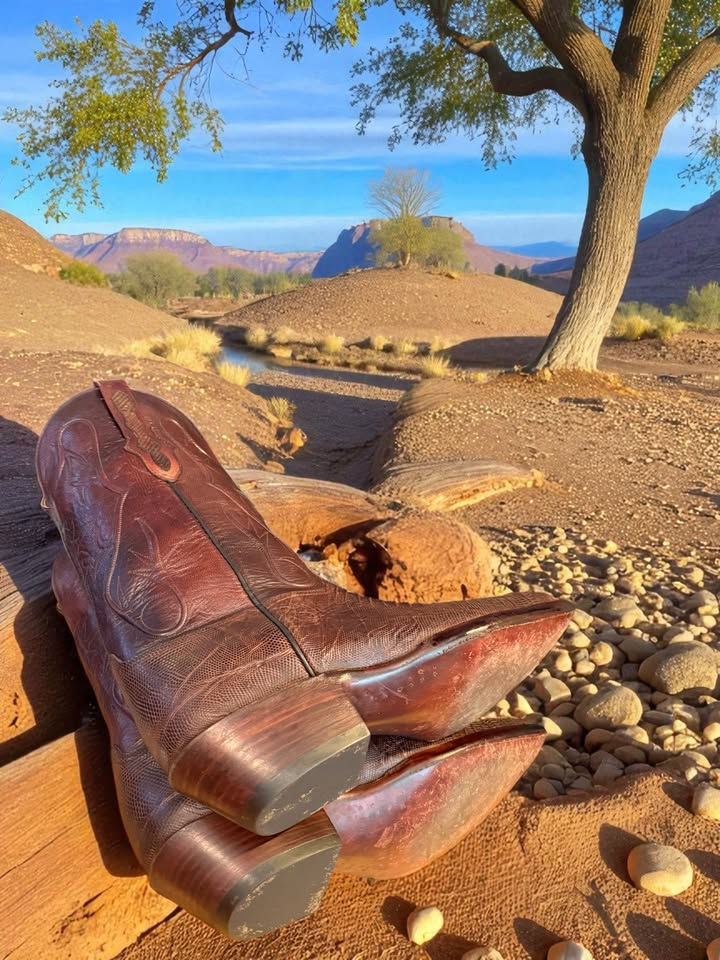 Thumbnail: Black Jack Handmade Chocolate Tegu Lizard SB273 Size 11-EE NICE! 984-21629