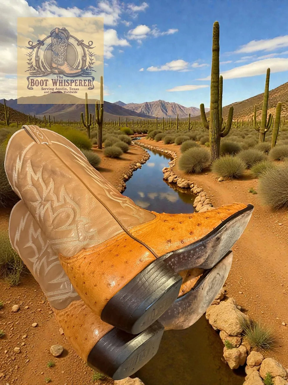 Thumbnail: Tony Lama El Rey Collection 8085 Pumpkin Sz 14-B 13-D 1065-18910