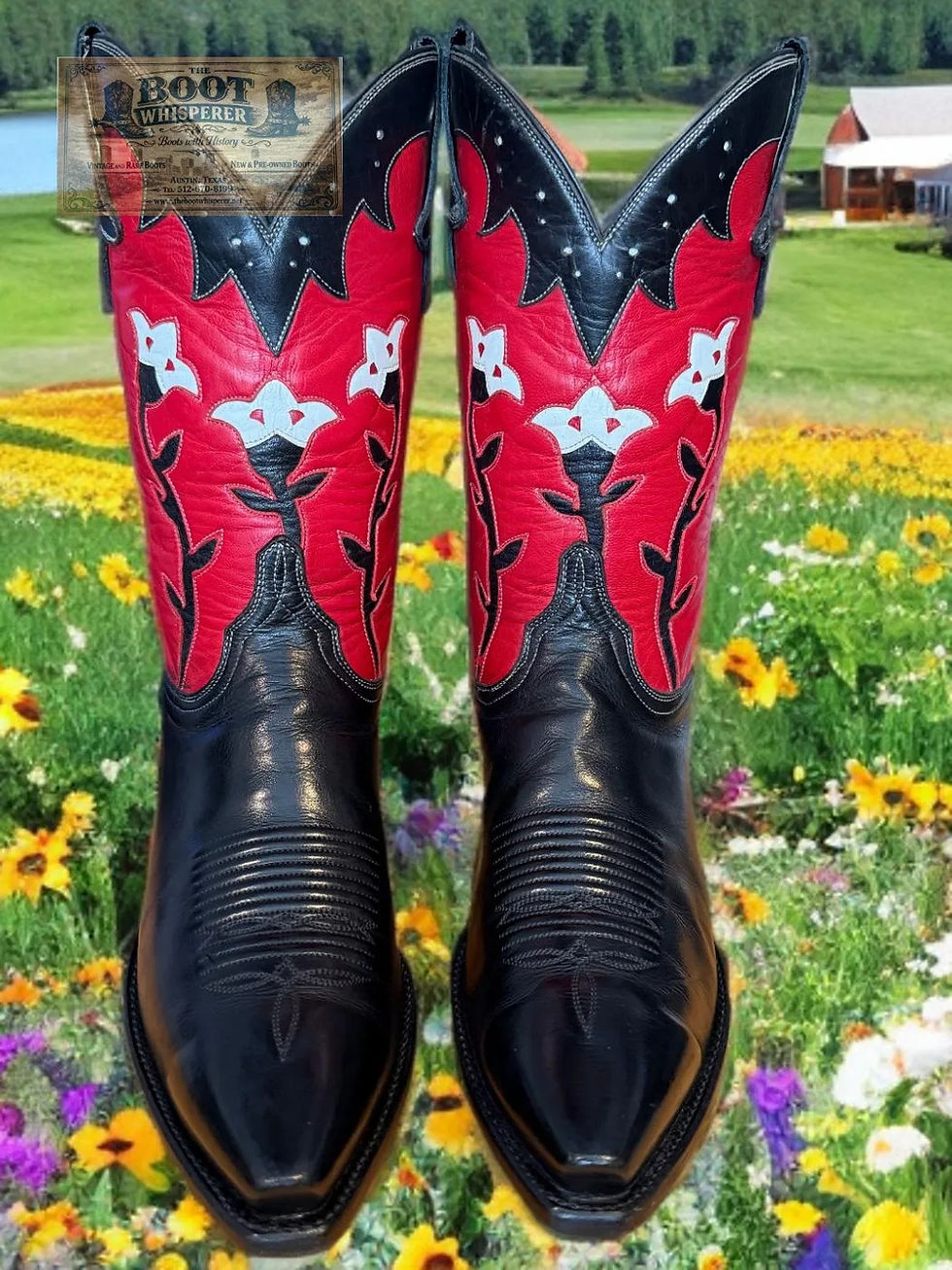 Thumbnail: Lucchese Classics Handmade 2005 Marlboro Roadhouse Rambler 10-B WOW! 1219-30000