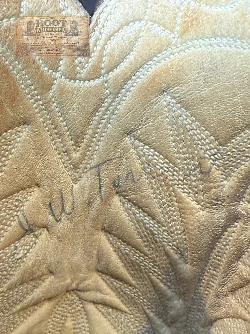 Thumbnail: Ray Jones RARE! Vintage Chocolate Santini Goat w/Shark Counter 8.5-EE 1185-80000