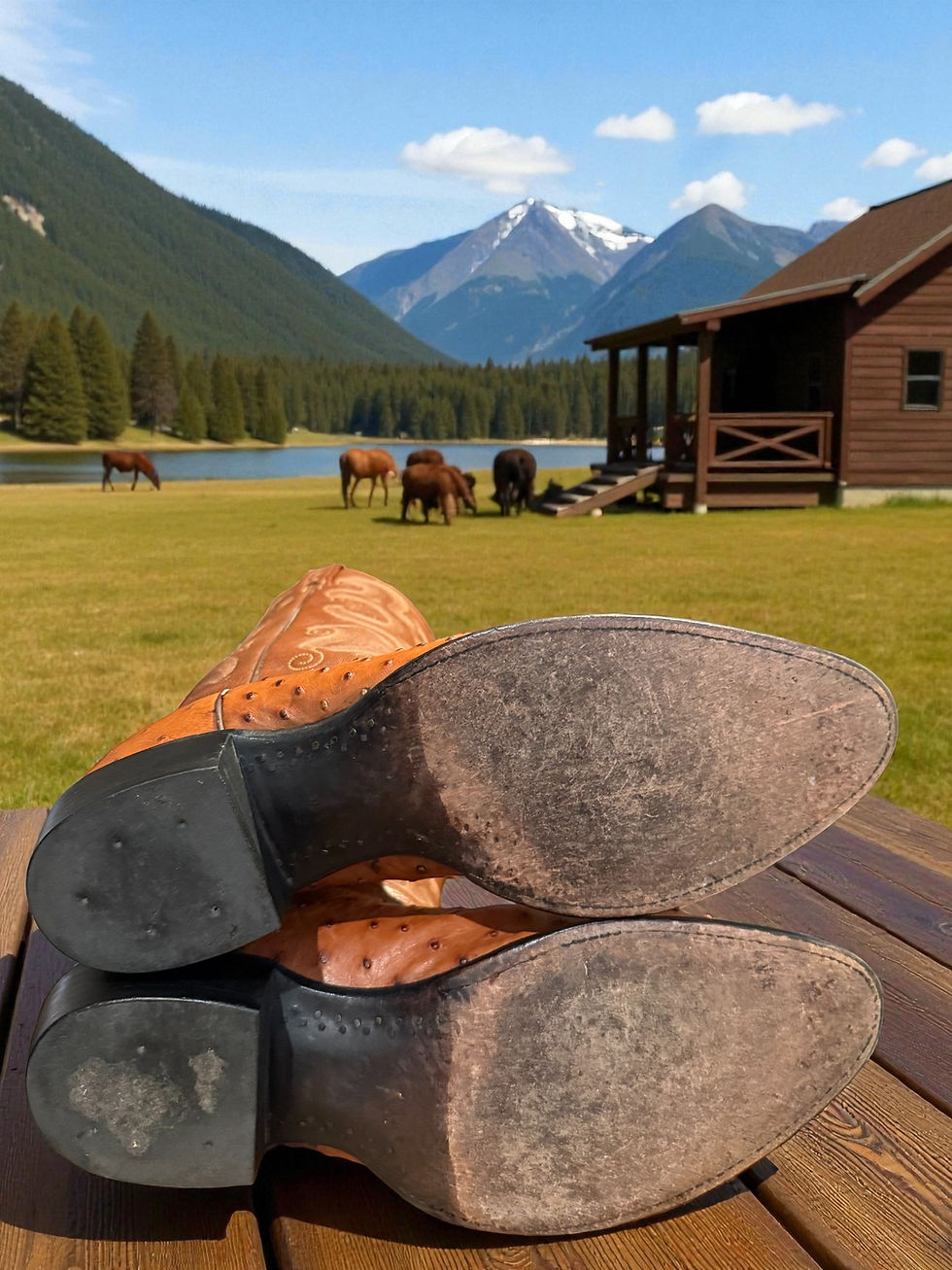 Thumbnail: Tony Lama Exotic Full Quill Ostrich CZ800 Peanut Brittle Sz 13-D NICE! 998-17625