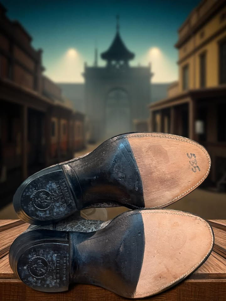 Thumbnail: M.L. Leddy Custom Handmade Exotic Authentic Gray Elephant Size 6 GORGEOUS! 776-1