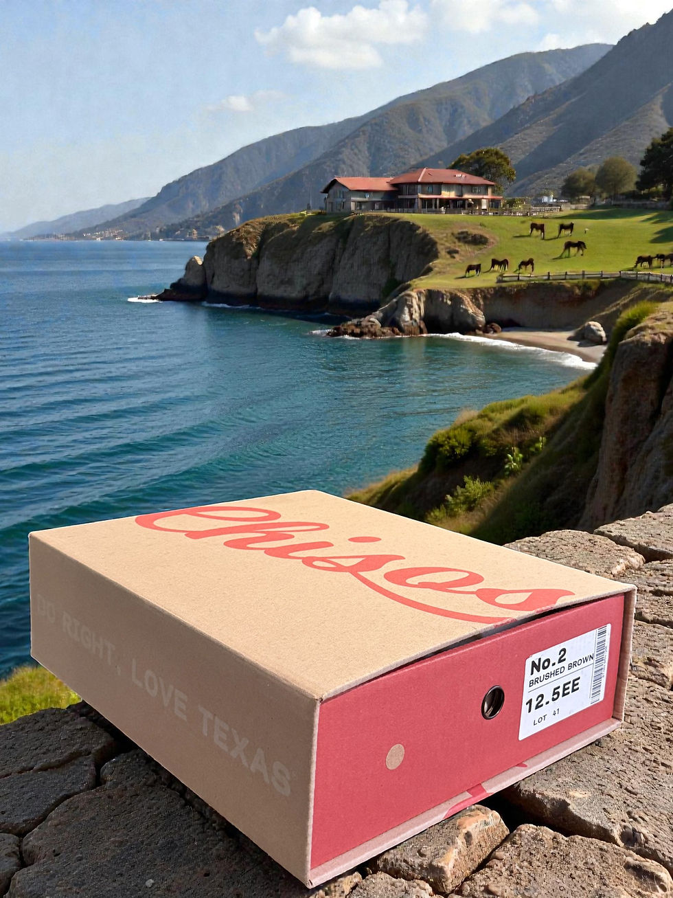 Thumbnail: Chisos #2 Brushed Brown Cowboy Boot Size 12.5-EE IOB! 1028-64409