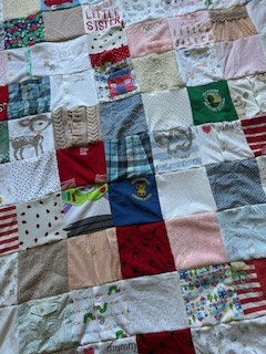 Thumbnail: Single bed size baby memory blanket