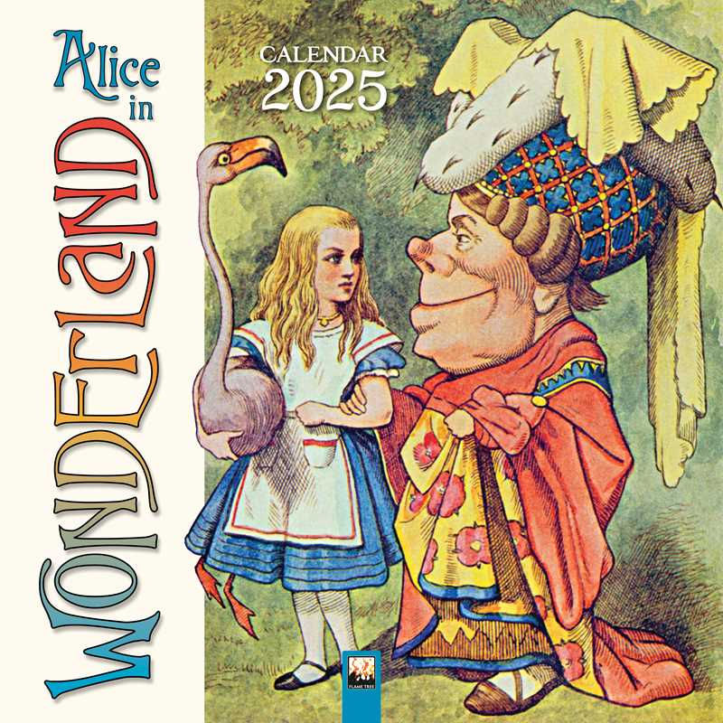 Alice in Wonderland Wall Calendar 2025 (Art Calendar) by