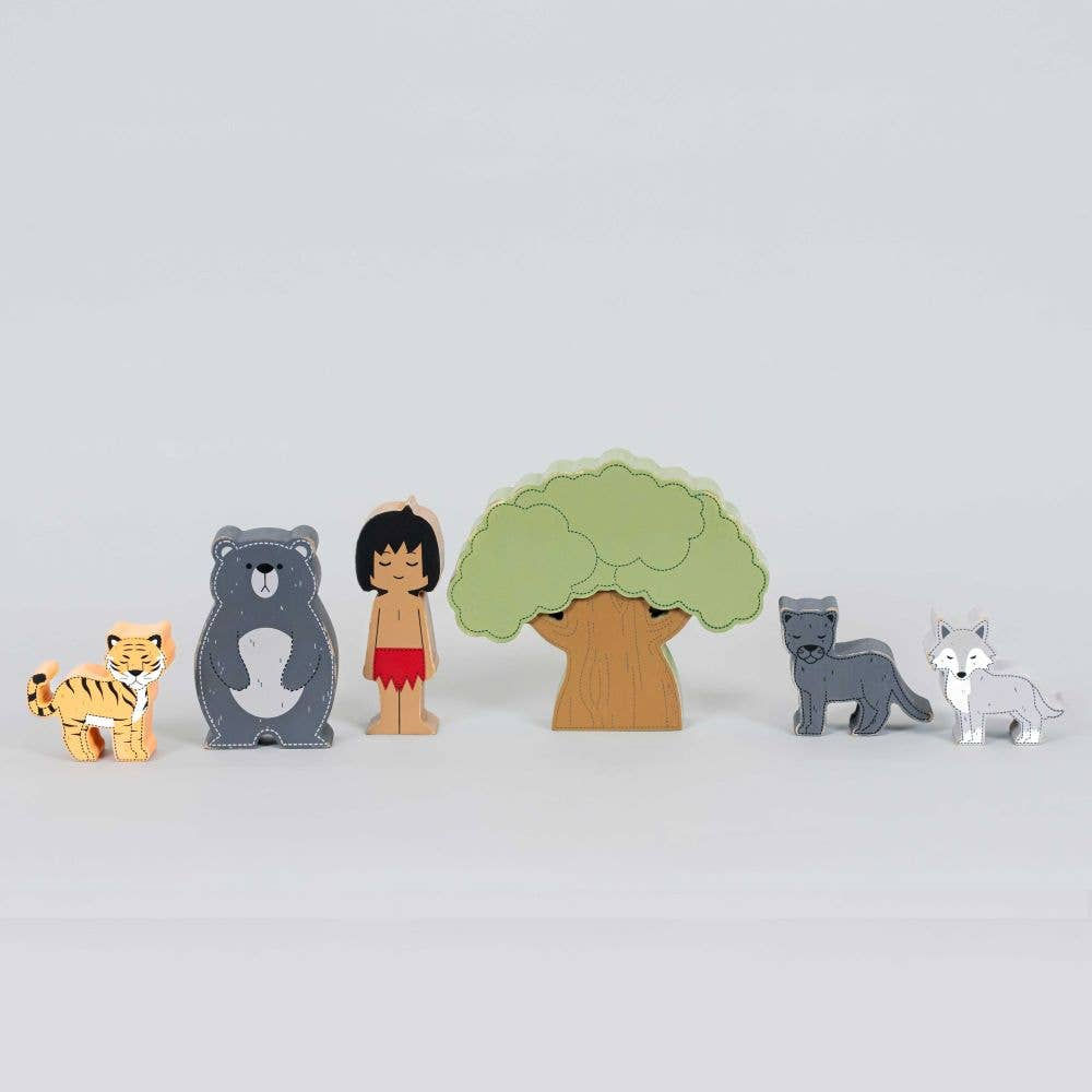 11963 - 8x12 woodland storybook s/6 (JUNGLE) Gift Set