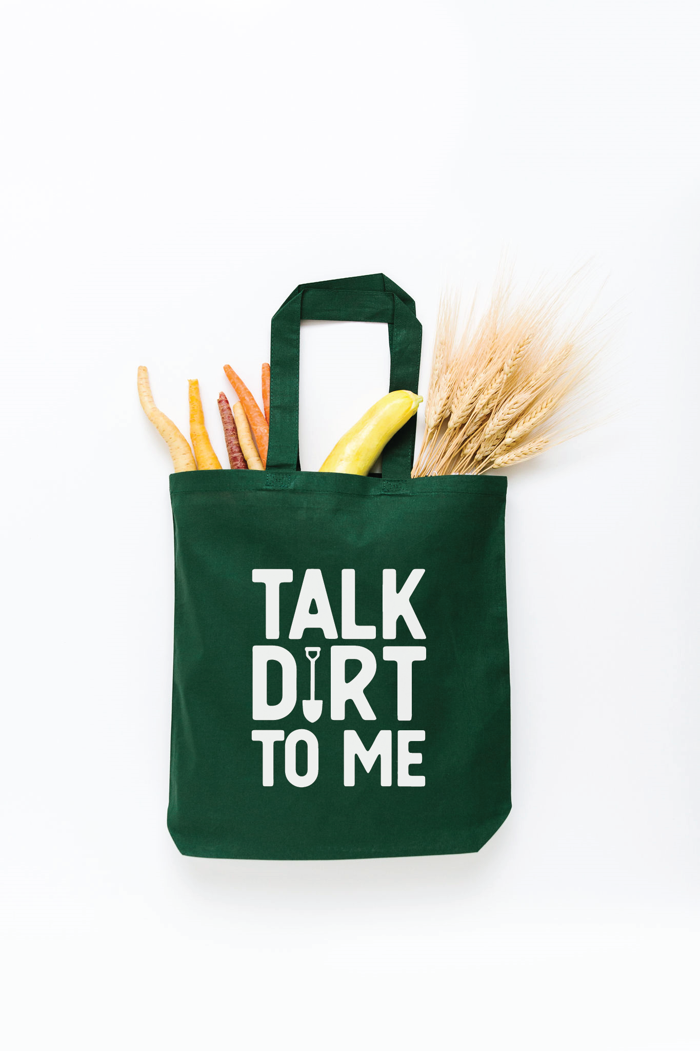 Talk Dirt To Me Canvas Tote Bag | Christmas Gift for Gardener | Reusable Bag