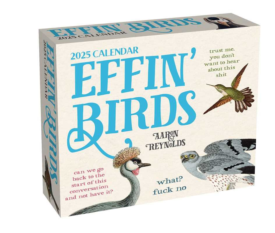 Effin' Birds 2025 Day-to-Day Calendar by Aaron  Reynolds