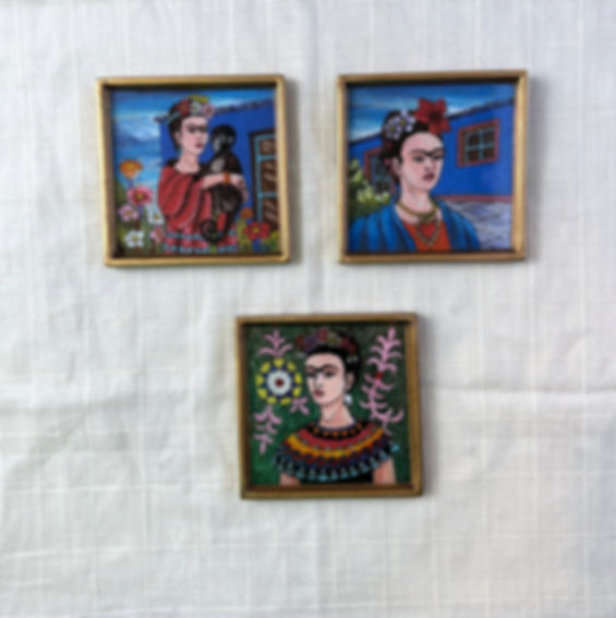 Frida Floral Small Painting, Peru