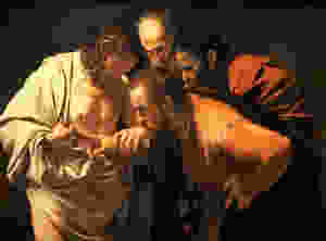 Carvaggio, The Incredulity of St. Thomas