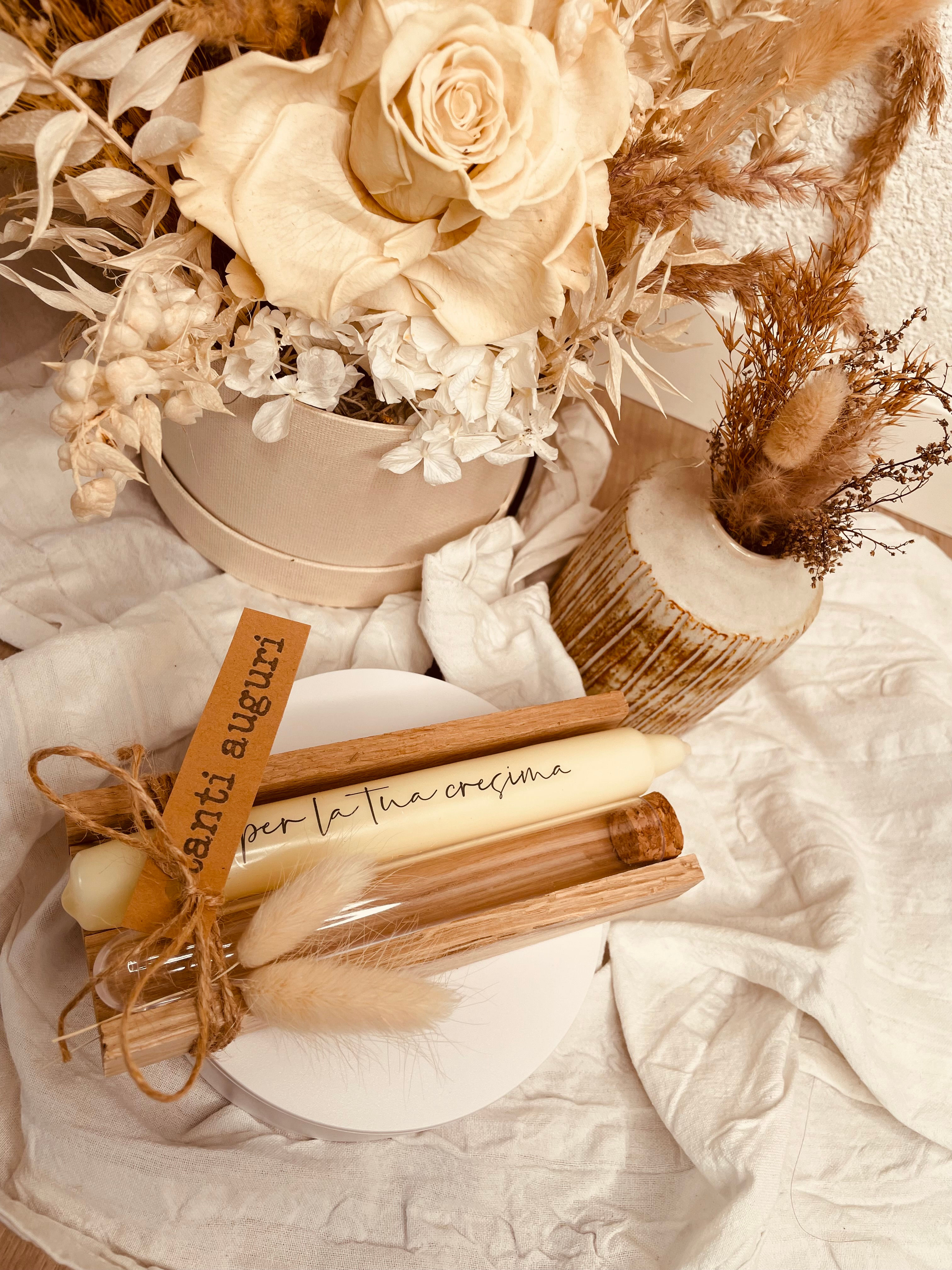 "Wunscherfüller" mit Kerze