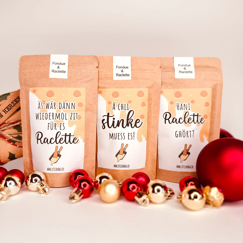 Miniaturbild: Raclette Geschenk-Set personalisiert – Raclette-Spachtel & Gewürz