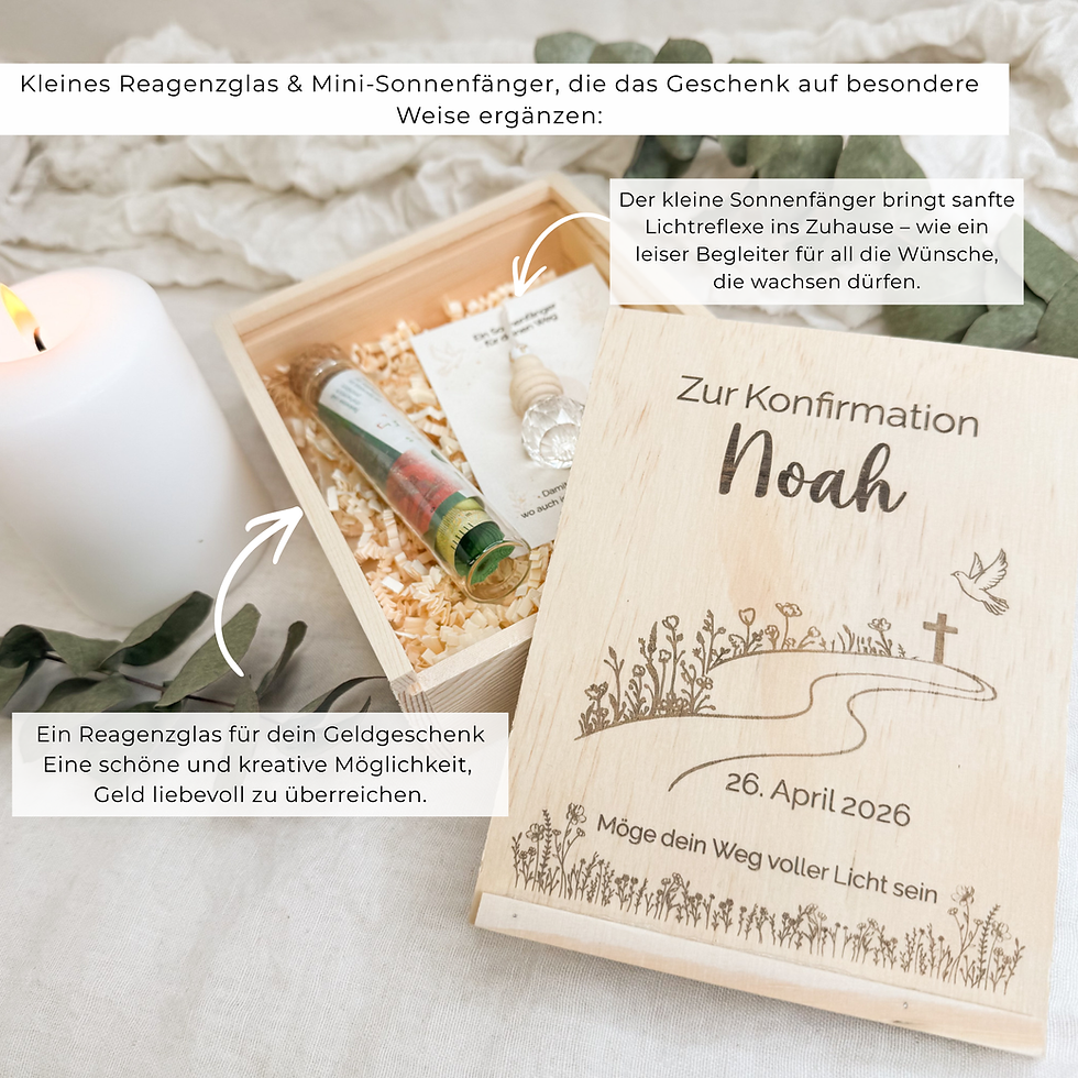 Miniaturbild: Personalisierte Holzbox - Geschenke zur Kommunion
