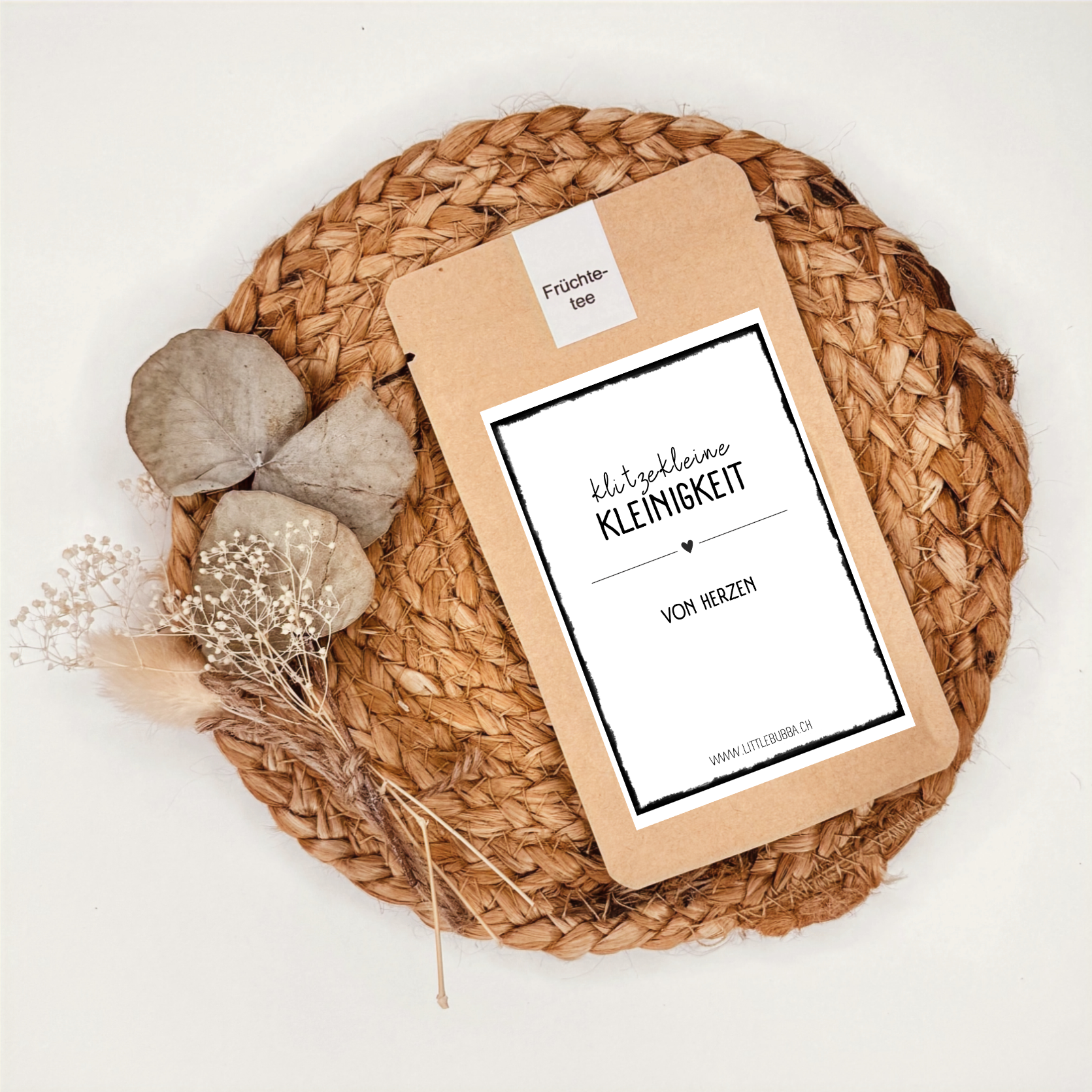TeeGruss Botschaft "klitzekleine Kleinigkeit"