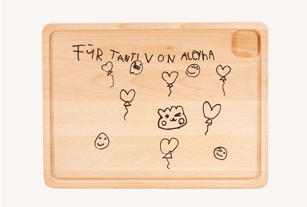 Schneidebrett personalisiert