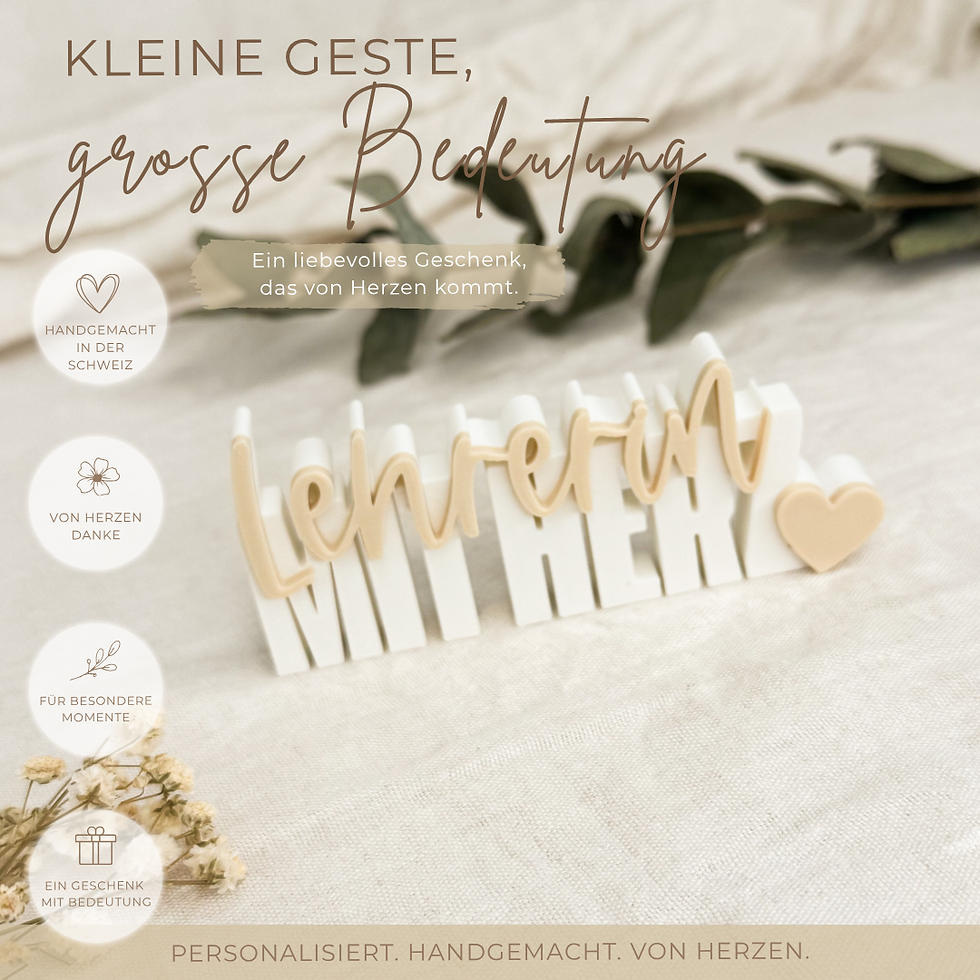 Miniaturbild: Abschiedsgeschenk für Erzieherin
