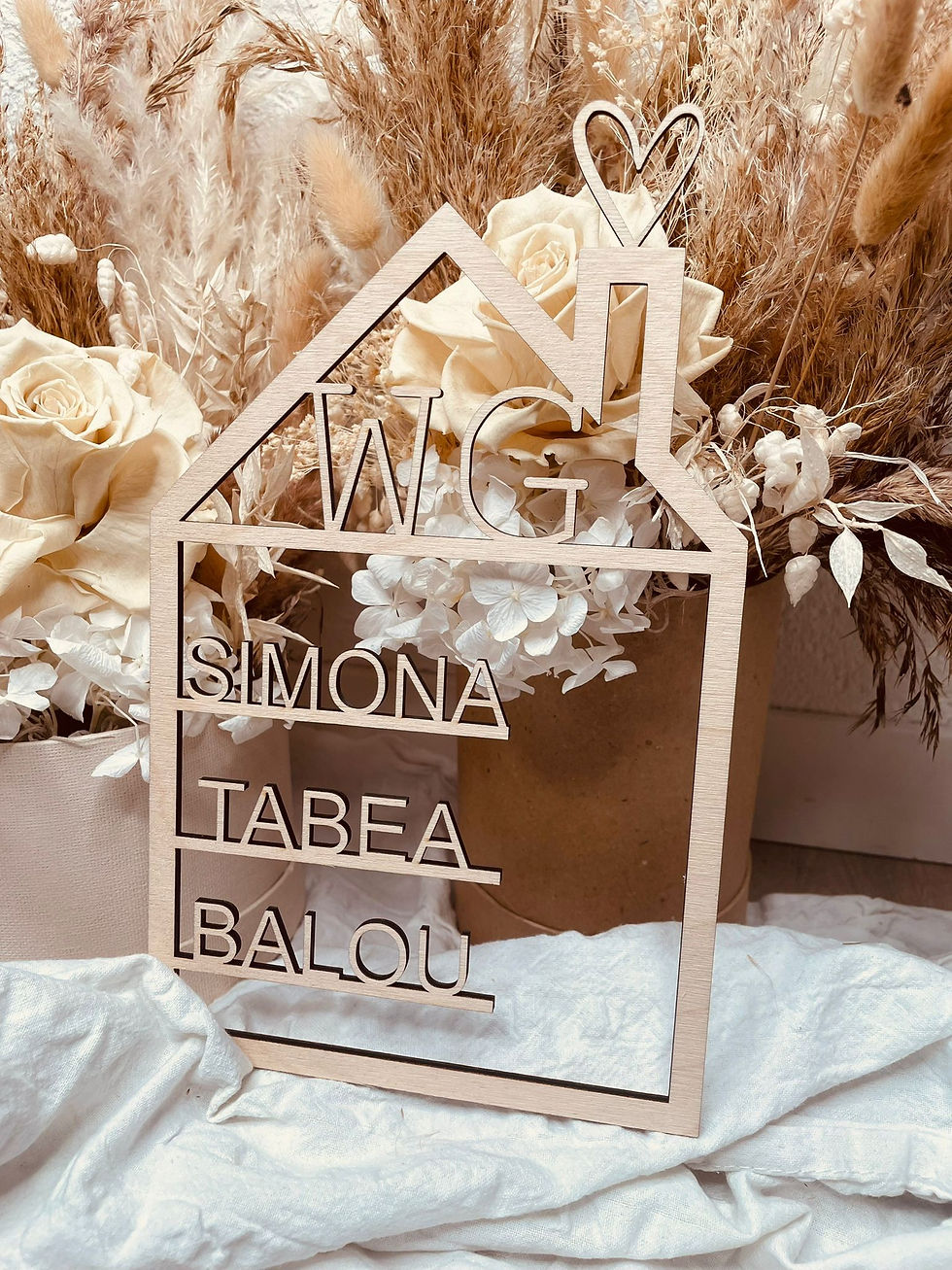 Familientürschild "Haus"