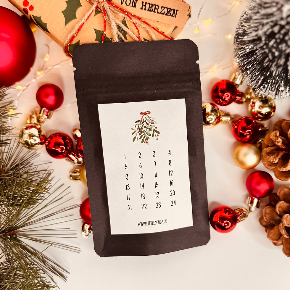 adventskalender mit schokolade