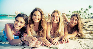 Quinceanera posing on Macao Beach during a sweet 15 photoshoot in Punta Cana Dominican Republic