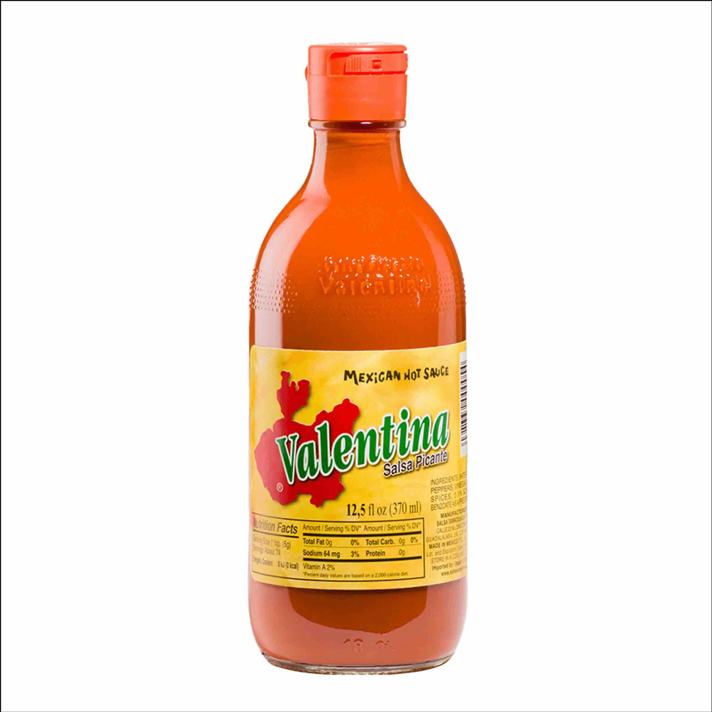 Valentina salsa picante etiqueta amarilla 370ml