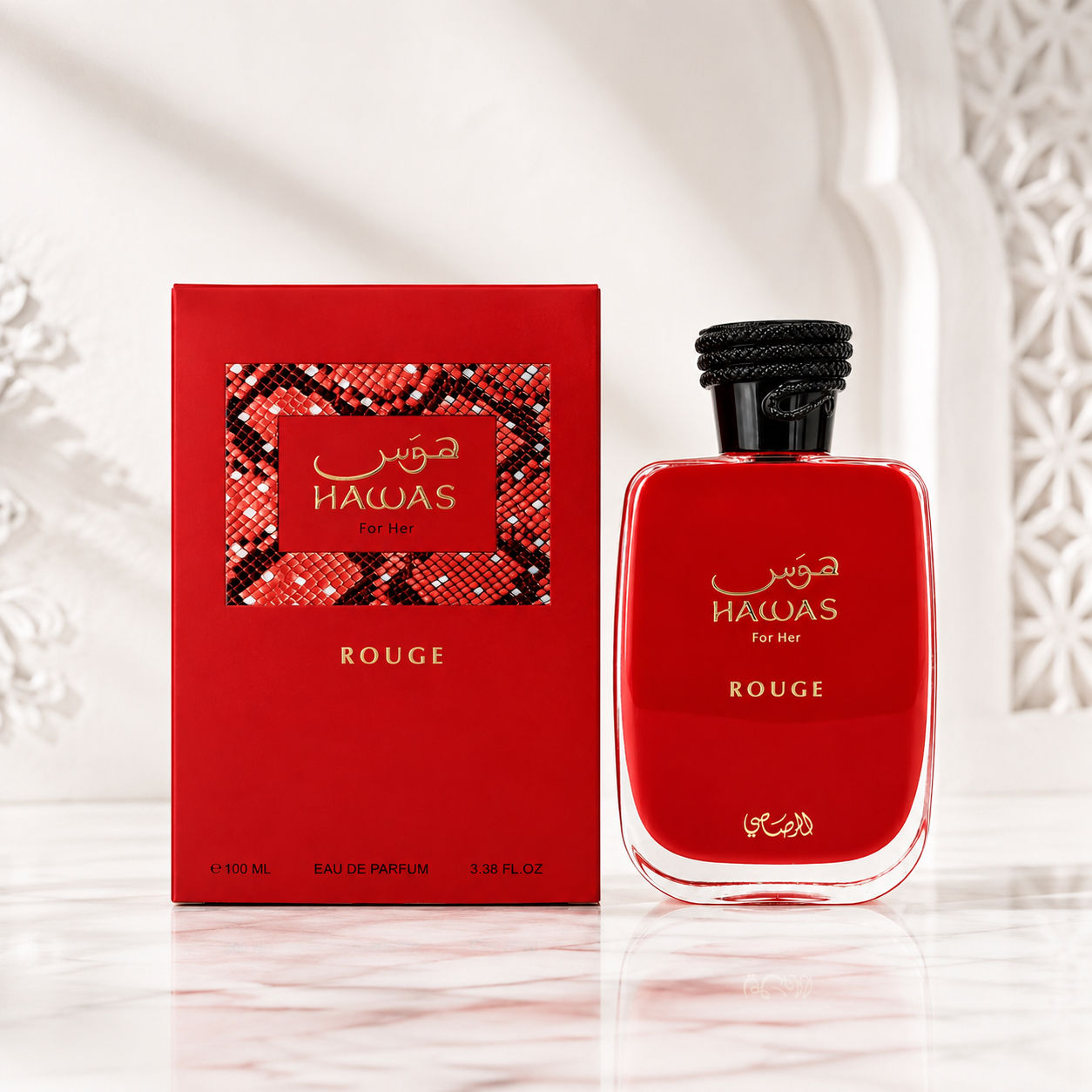 Hawas Rouge Eau De Parfum 100ml by Rasasi