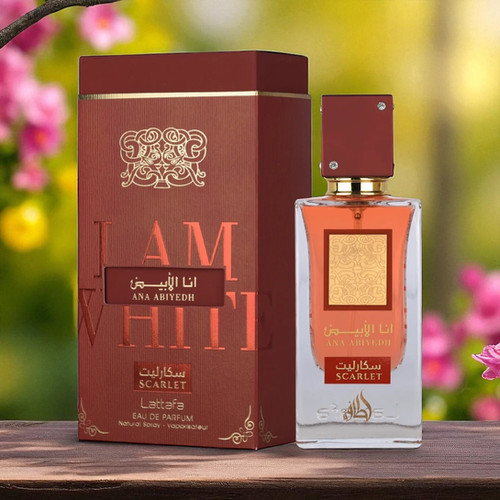 Lattafa Ana Abiyedh Scarlet 60ml | Khan Alsultan