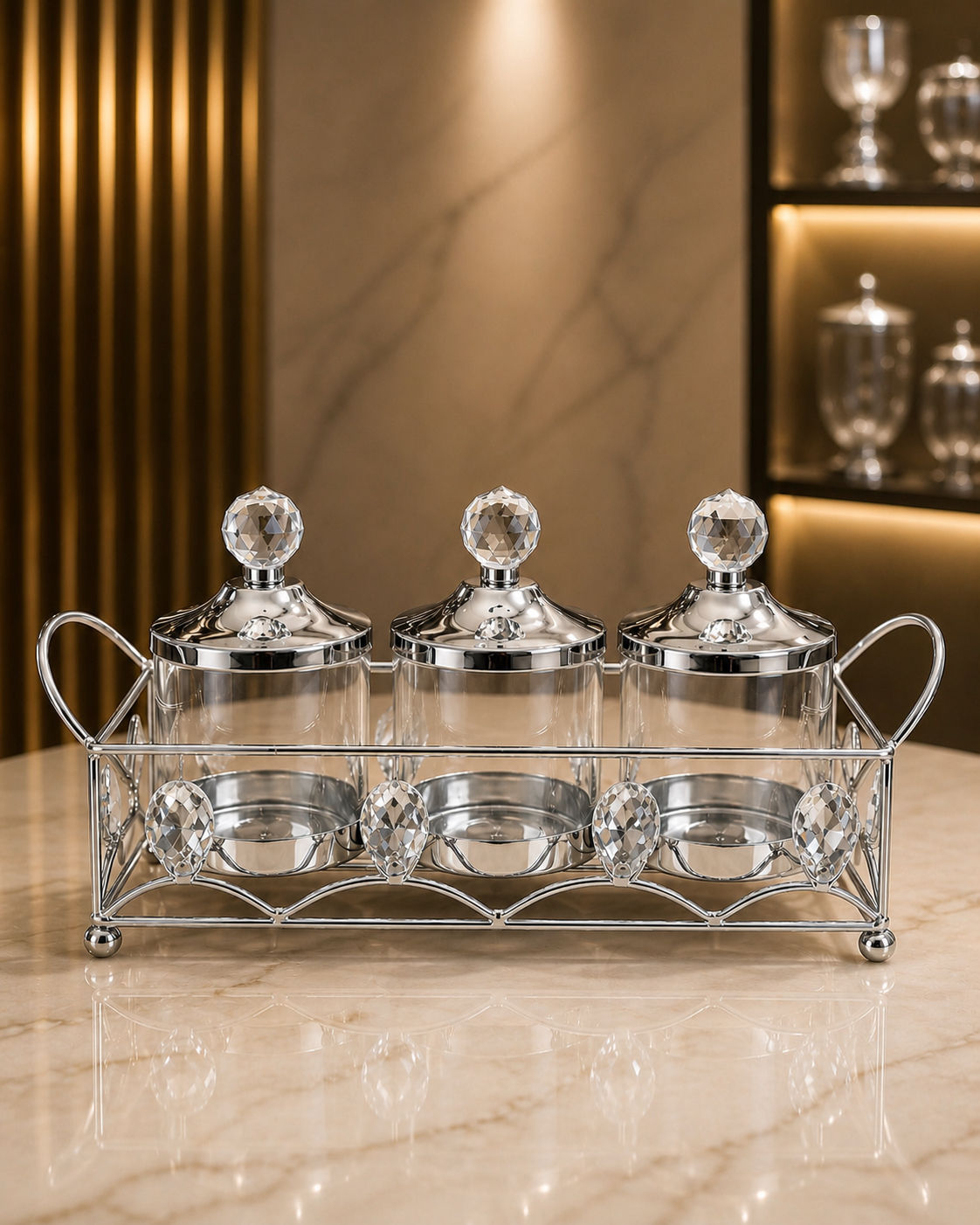 L20 Silver Canister 4PCS Set
