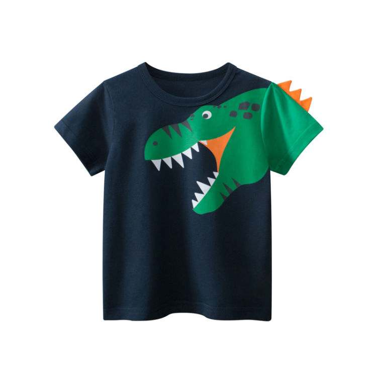 Thumbnail: Children Short Sleeve T-shirts Clothing Boy Baby Cotton Tees