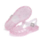Thumbnail: Summer Breathable Fashion Cartoon Print Cool Fine Glitter Sequins Jelly Shoes Ad